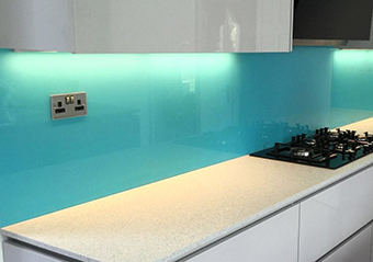kitchen glass splashbacks London